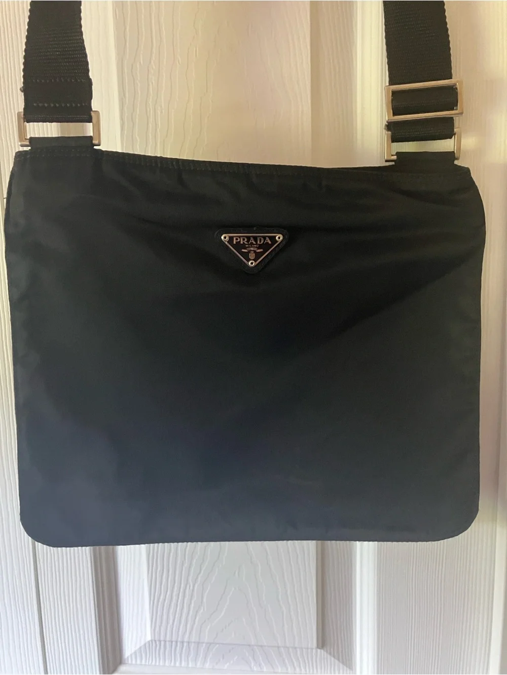 Prada Black Shoulder Bag with Adjustable Strap - Picture 6 of 8
